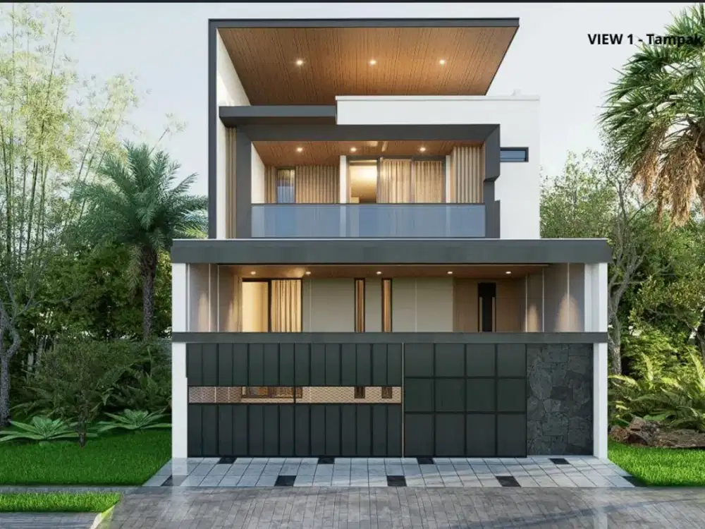 Ss.3607- Murah !! Dijual Rumah Minimalis Modern 8x15 Brand New di Kelapa Nias Hadap Selatan