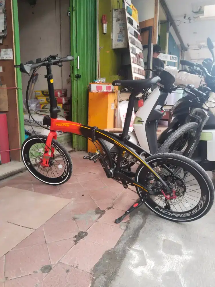 Sepeda lipat pasific noris 5.0 special edition 20inch alloy