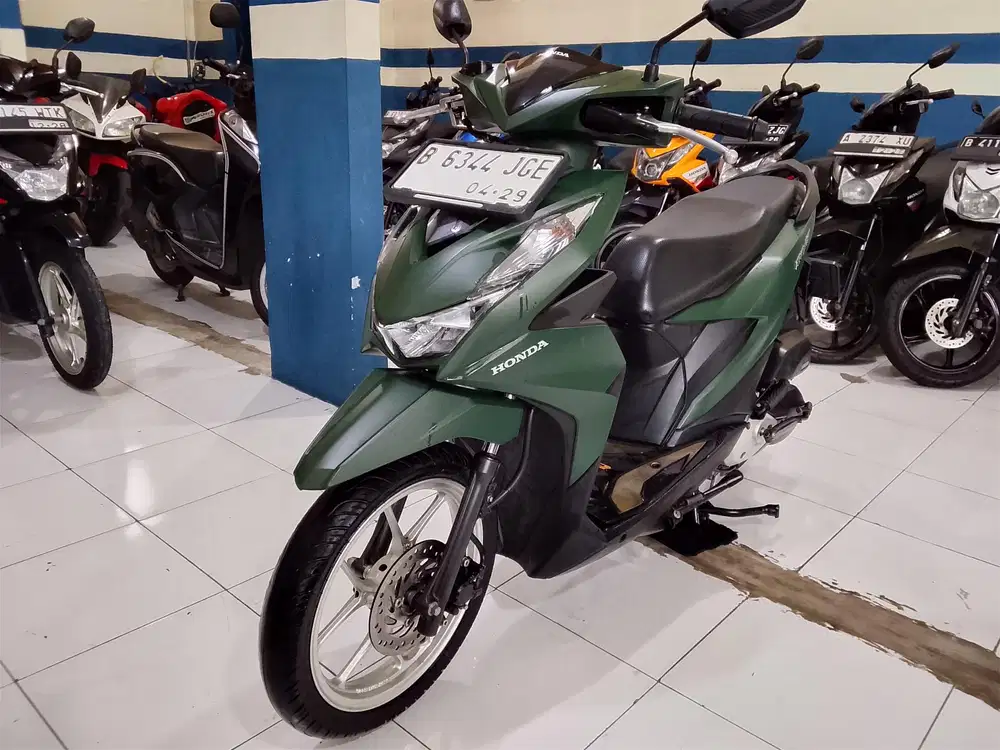 Jual cepat beat deluxe army 2024 mulus