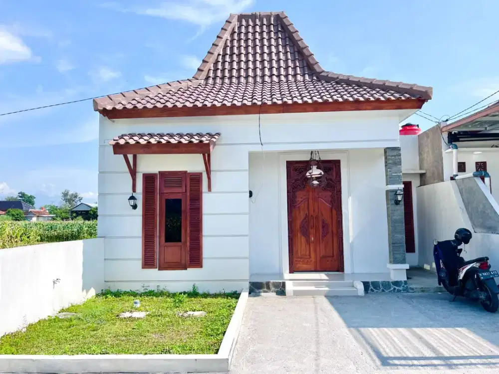 Dekat JOGJA, Rumah Murah 299 Juta Model Joglo Modern