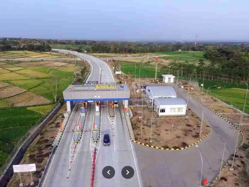 DiJual Kavling Luas pinggir Jalan Utama dekat Gerbang Tol Boyolali Jawa Tengah