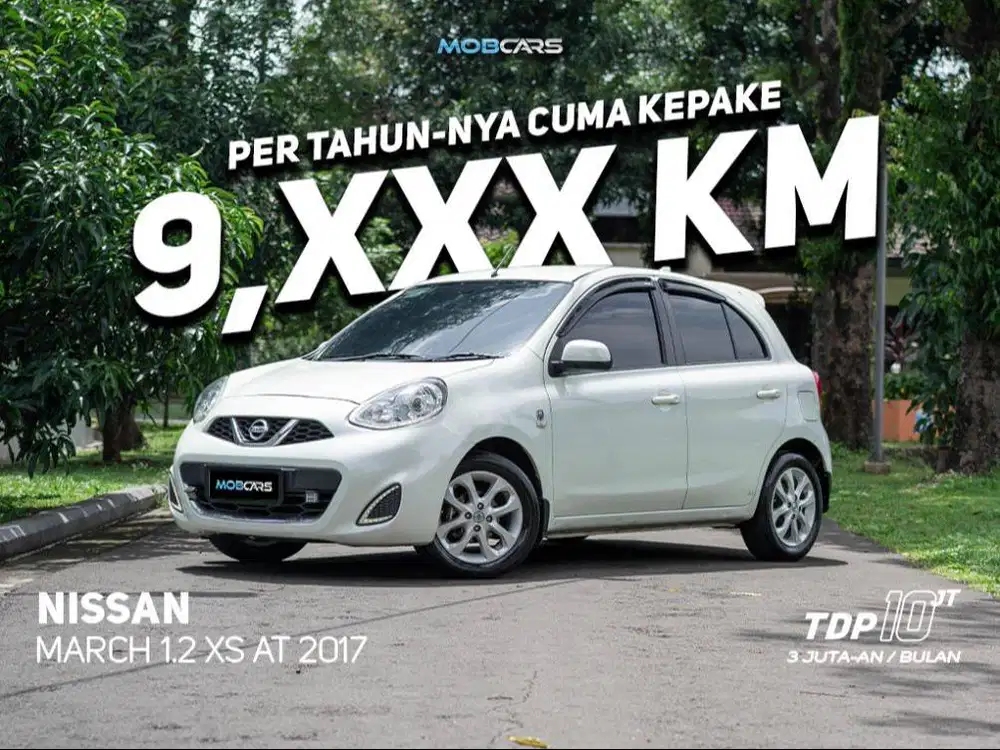 DP 10JT!! MARCH 1.2 XS AT 2017 MOBCARS KREDIT TERMURAH!!