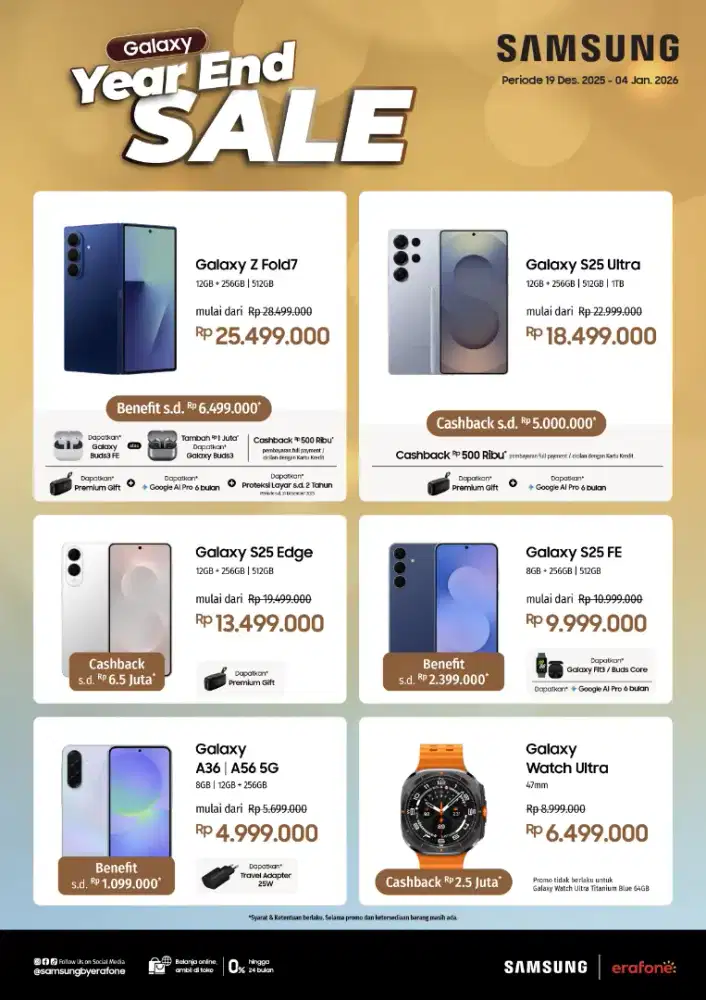 SAMSUNG GALAXY S SERIES PROMO AWAL TAHUN 2026