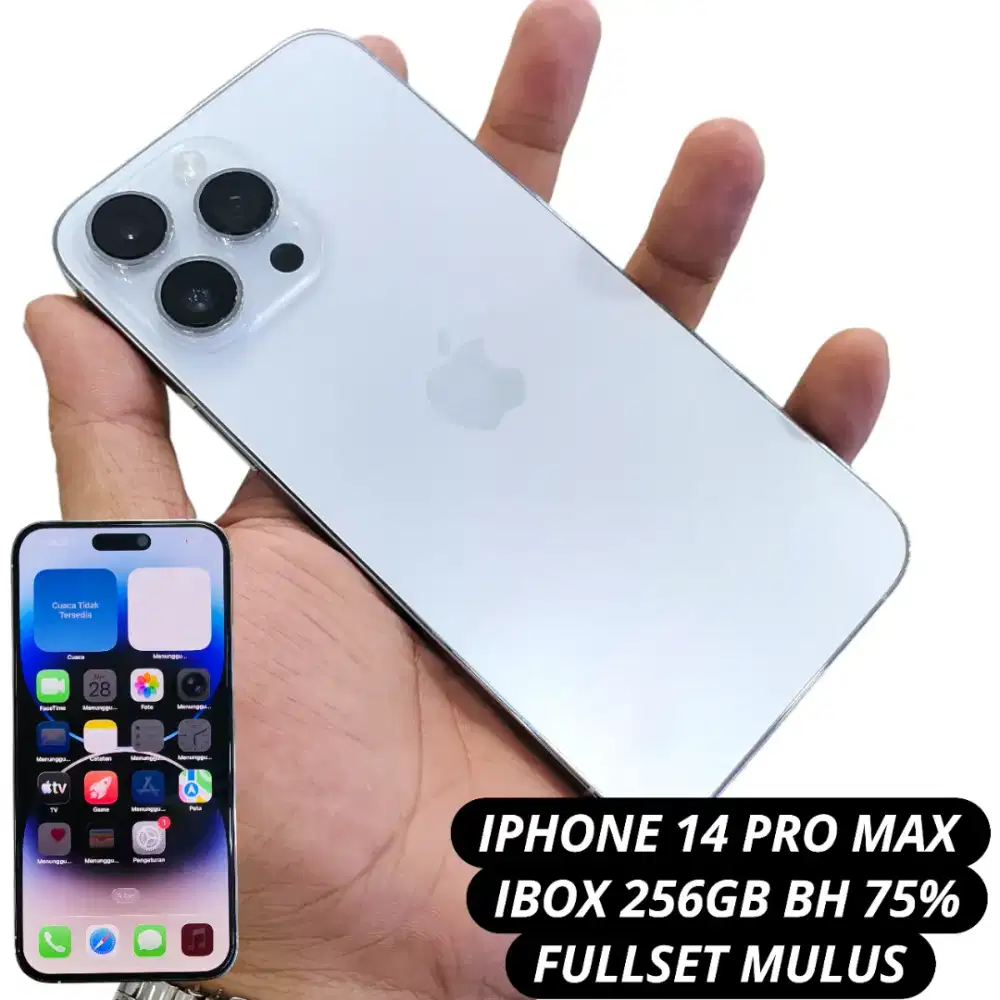 IPHONE 14 PRO MAX 256GB IBOX FULLSET MULUS