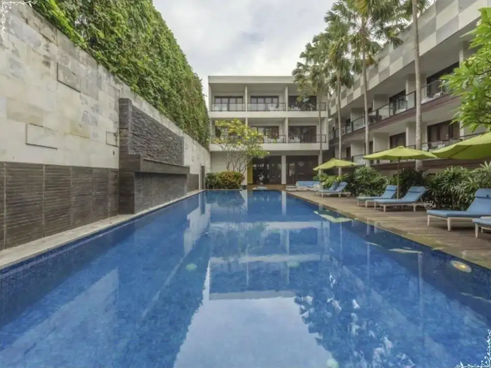 Hotel For Sale Close To Legian Kuta Beach. Only 500 Walking Distance To The Legian  Kuta Beach.