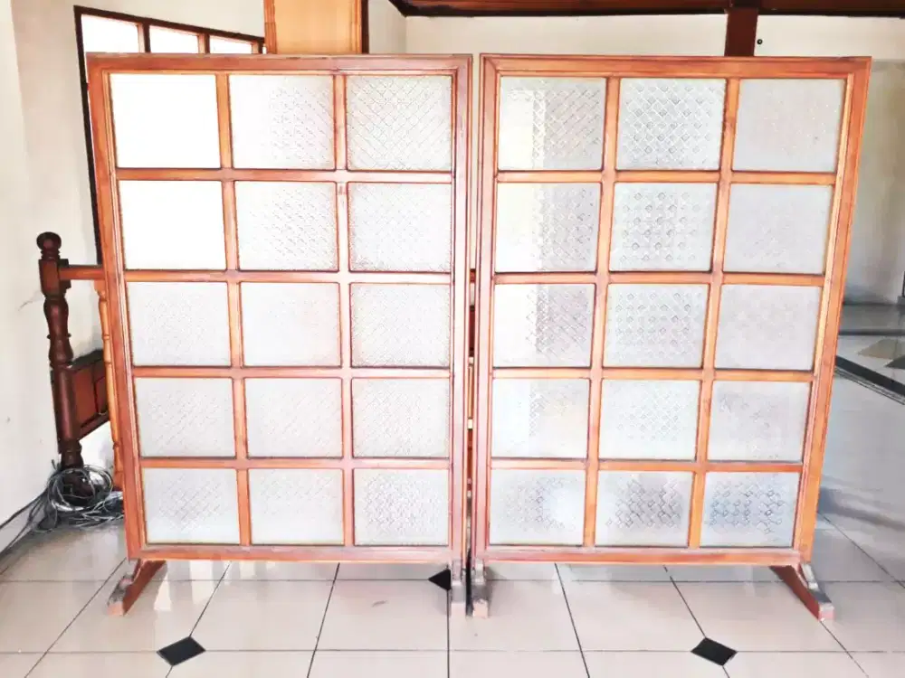 Sketsel Wood Pembatas Penyekat Ruangan (Vintage)