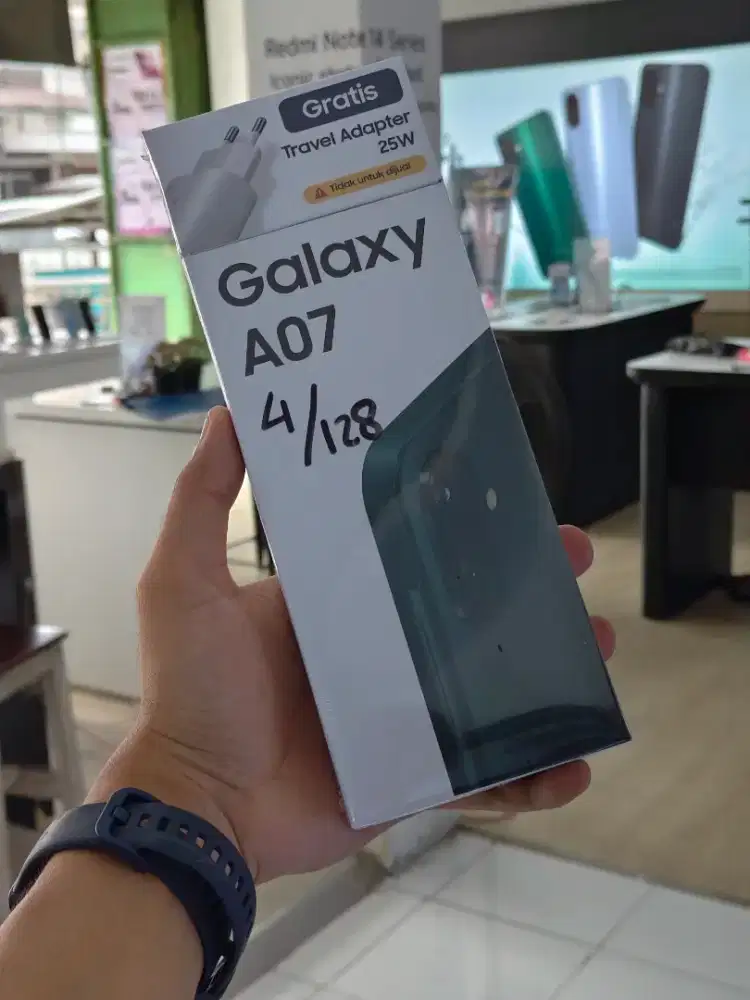 Samsung A07 4/128GB (new) *Free Adapter original,Fastrespon wa