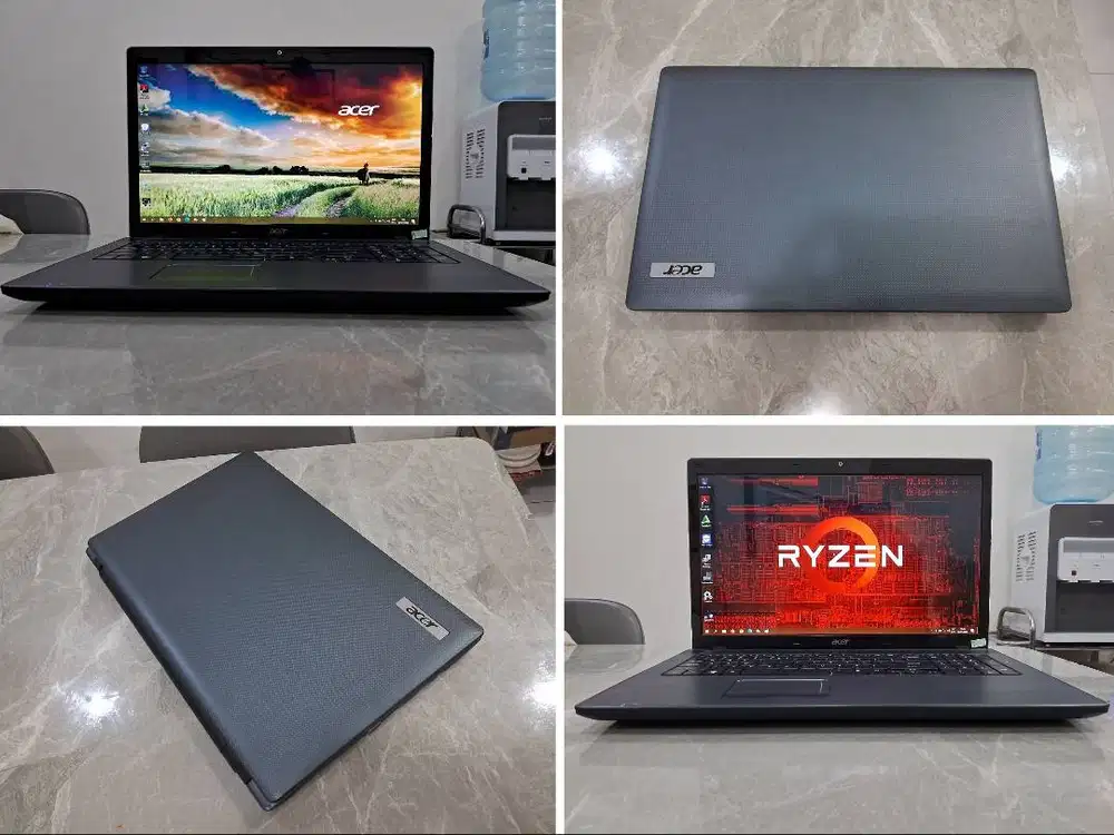 Laptop ACER 17in 8GB 1000GB SSD ReadyUp VGA AMD Gaming Desain Garansi