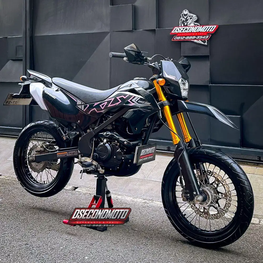 KLX 150 SM TIPE TERTINGGI‼️ MULUS TRAIL SUPERMOTO TERNYAMAN TOURING