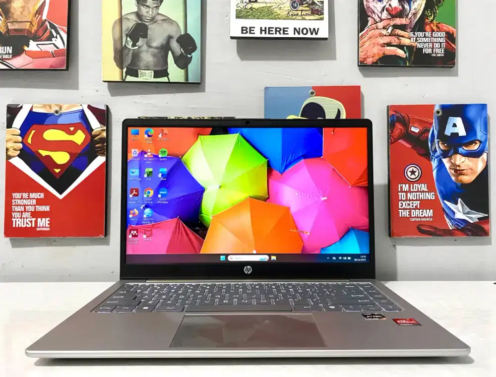LAPTOP HP14-EM0321AU RYZEN 3 7320U RAM 8GB NVME 512GB GARANSI S/D 2027