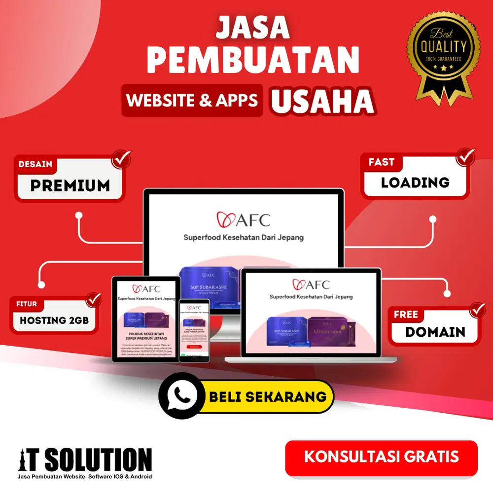 Jasa Pembuatan Website & Aplikasi Usaha Profesional