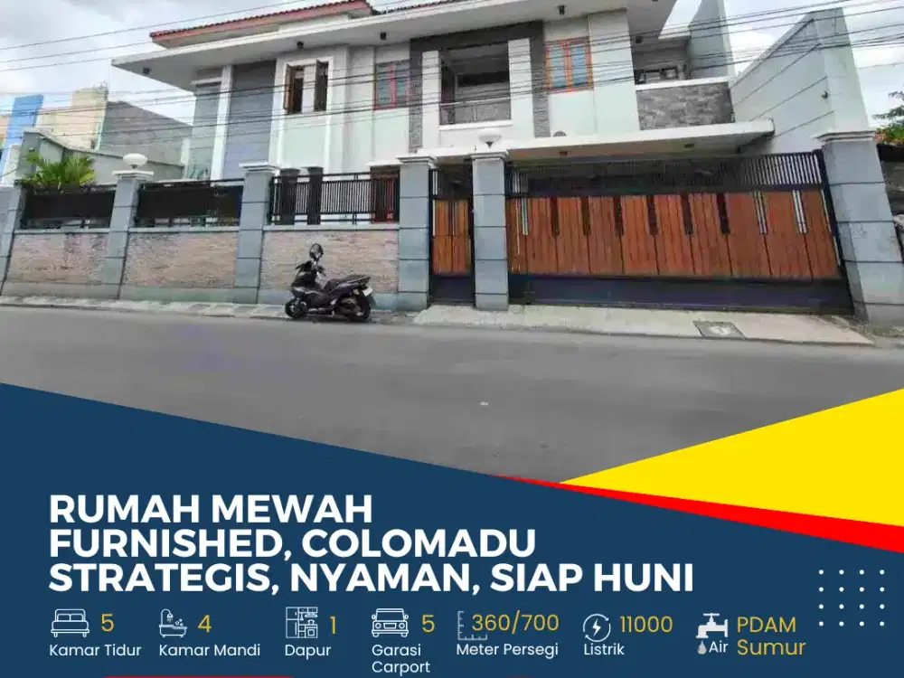 Dijual Rumah Mewah Furnished Colomadu Siap Huni