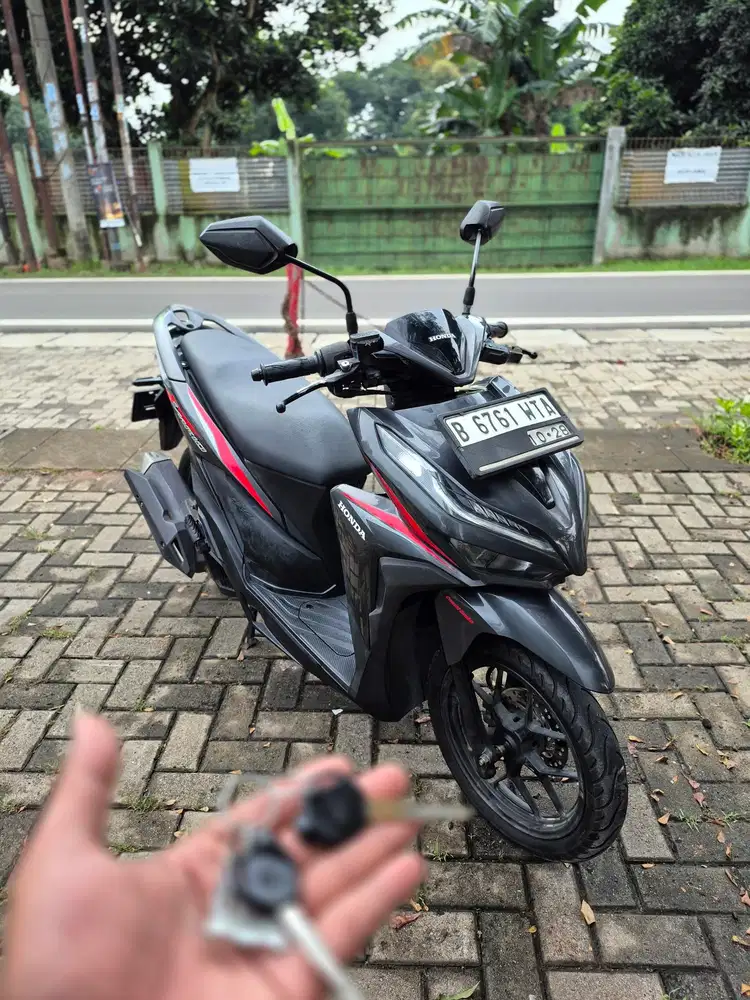 Dijual Honda Vario 125 led New tahun 2018 pajak hidup panjang