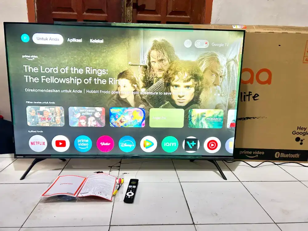 Google Tv Coocaa 50 Inch Type 50Y65 4K UHD Dolby Audio DIGITAL TV