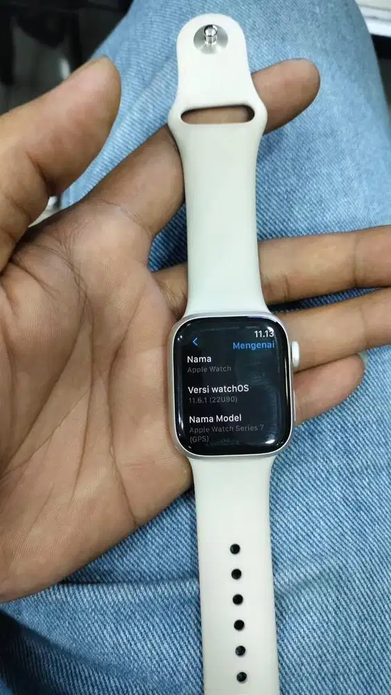 Apple watch series 7 41mm mulus lengkap no minus