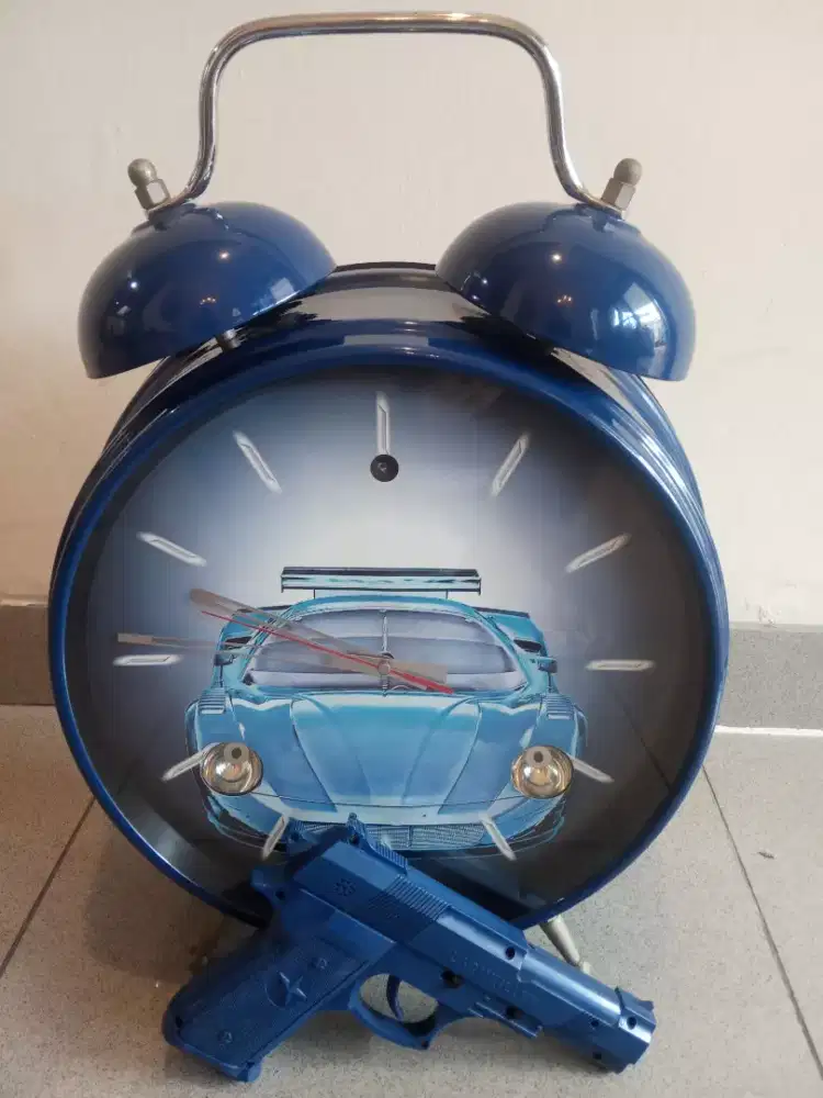 Jam meja + alarm infrared pistol produk Ace Hardware