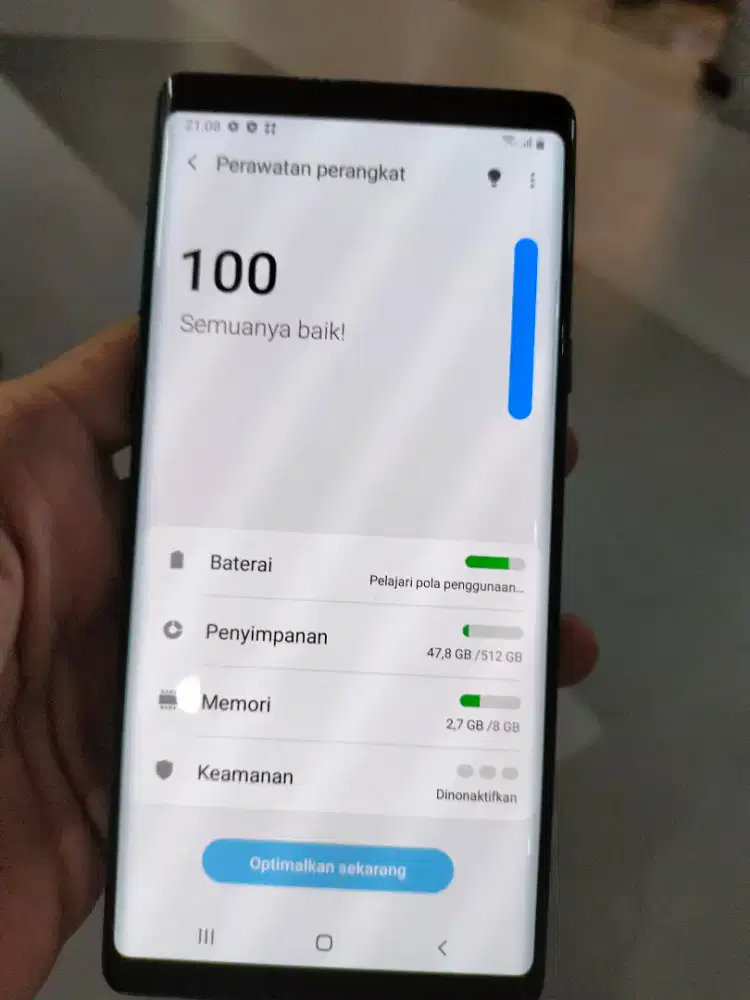 samsung note 9 8/512