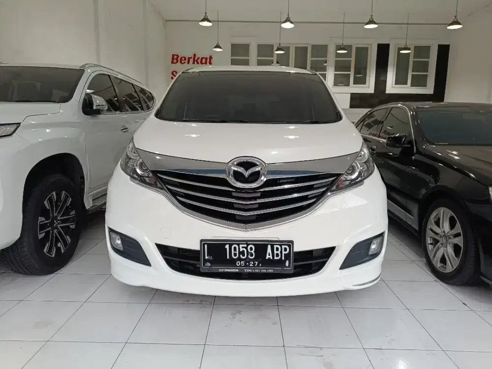 Km 70rb Mazda Biante Skyactiv 2.0 putih automatic 2017 full orisinil