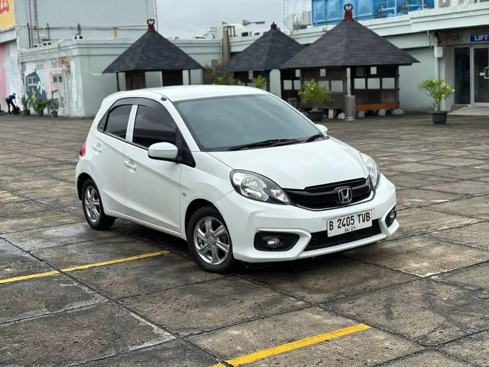 ‼️dp10‼️Honda Brio Satya e CVT AT Putih 2018 2017 2016