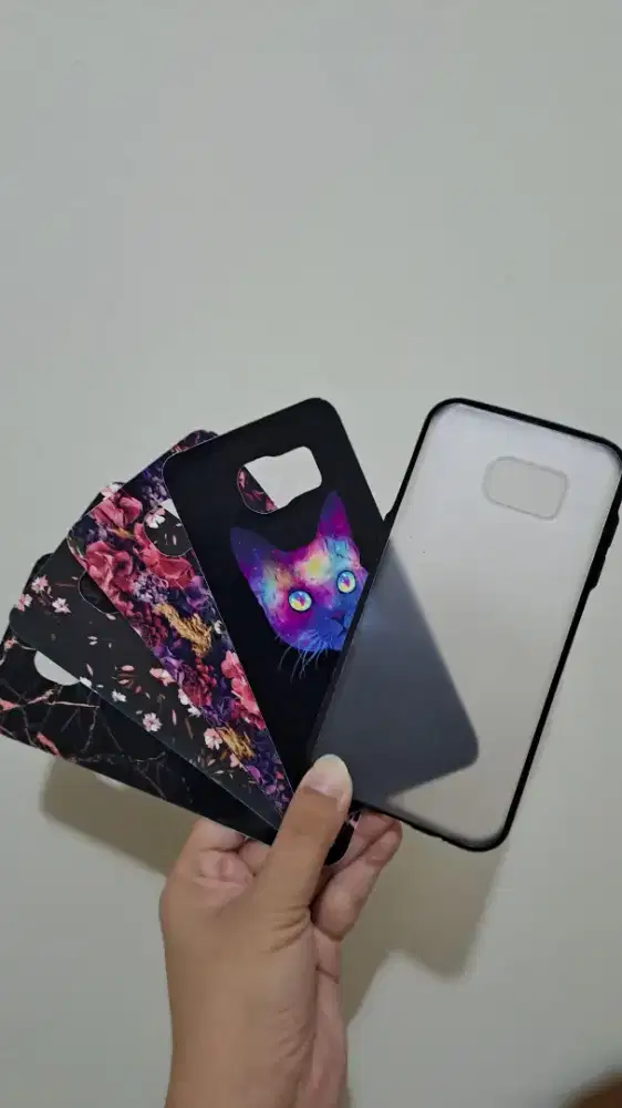 Case S7 Edge Doff Transparan + Bonus Paper Case