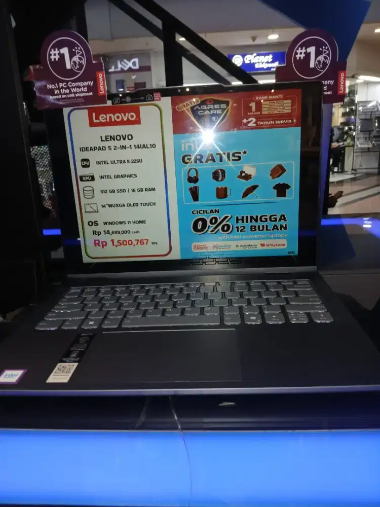 Cicil laptop Lenovo ideapad 2 in 1 pakai homecredit