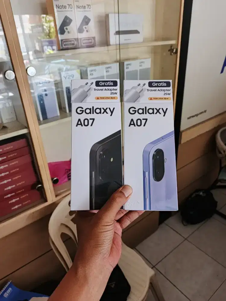 Berminat silahkan WA Samsung Galaxy A07 8/256 Garansi resmi 1thn