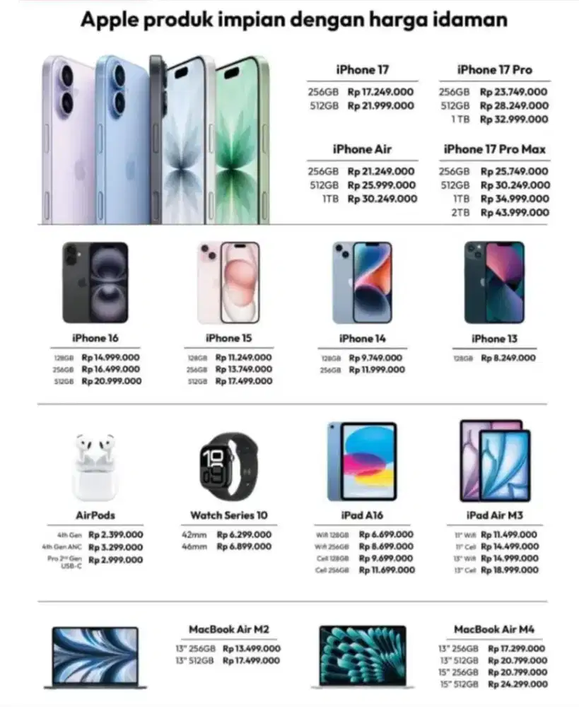 Promo cicilan iphone series