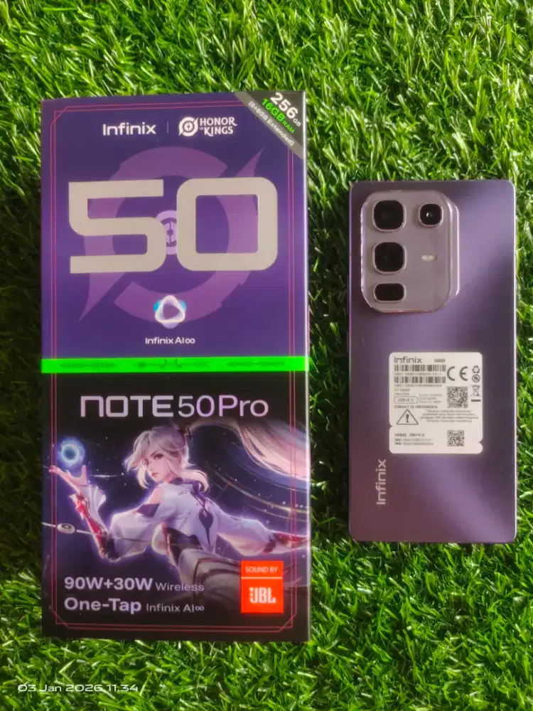 Infinix Note 50 Pro 8/256Gb Garansi Resmi 11 Bulan