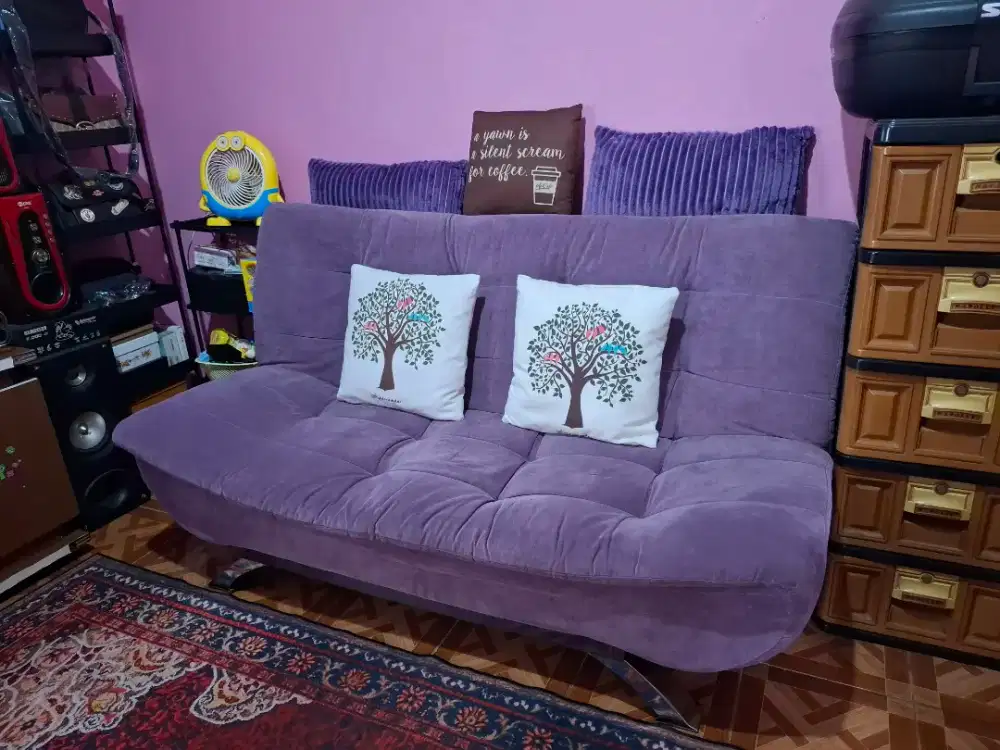 Sofa Bed, ada resleting bisa dilepas..
