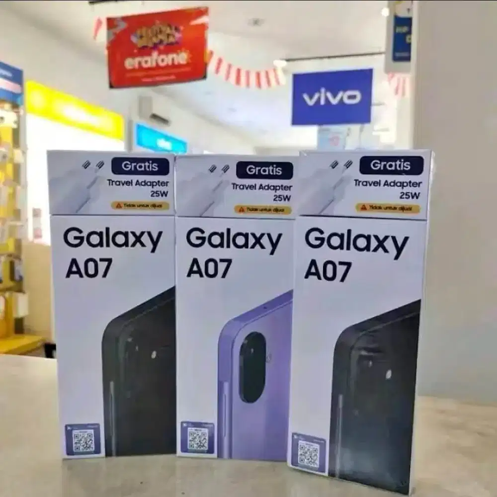SAMSUNG A07 4/128 SEGEL,BARU & BERGARANSI