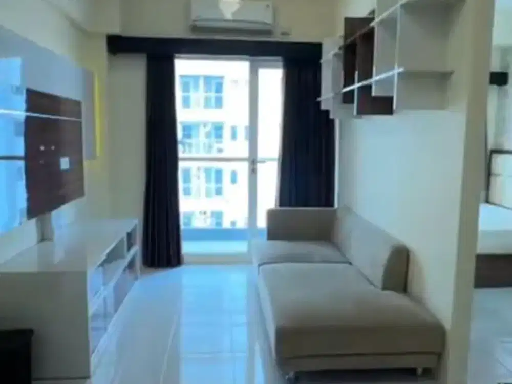 Dijual Murah Apartemen Puncak Dharmahusada Tower A 2BR Luas 56 m2 Full Furnished New Gress Raya MERR Surabaya