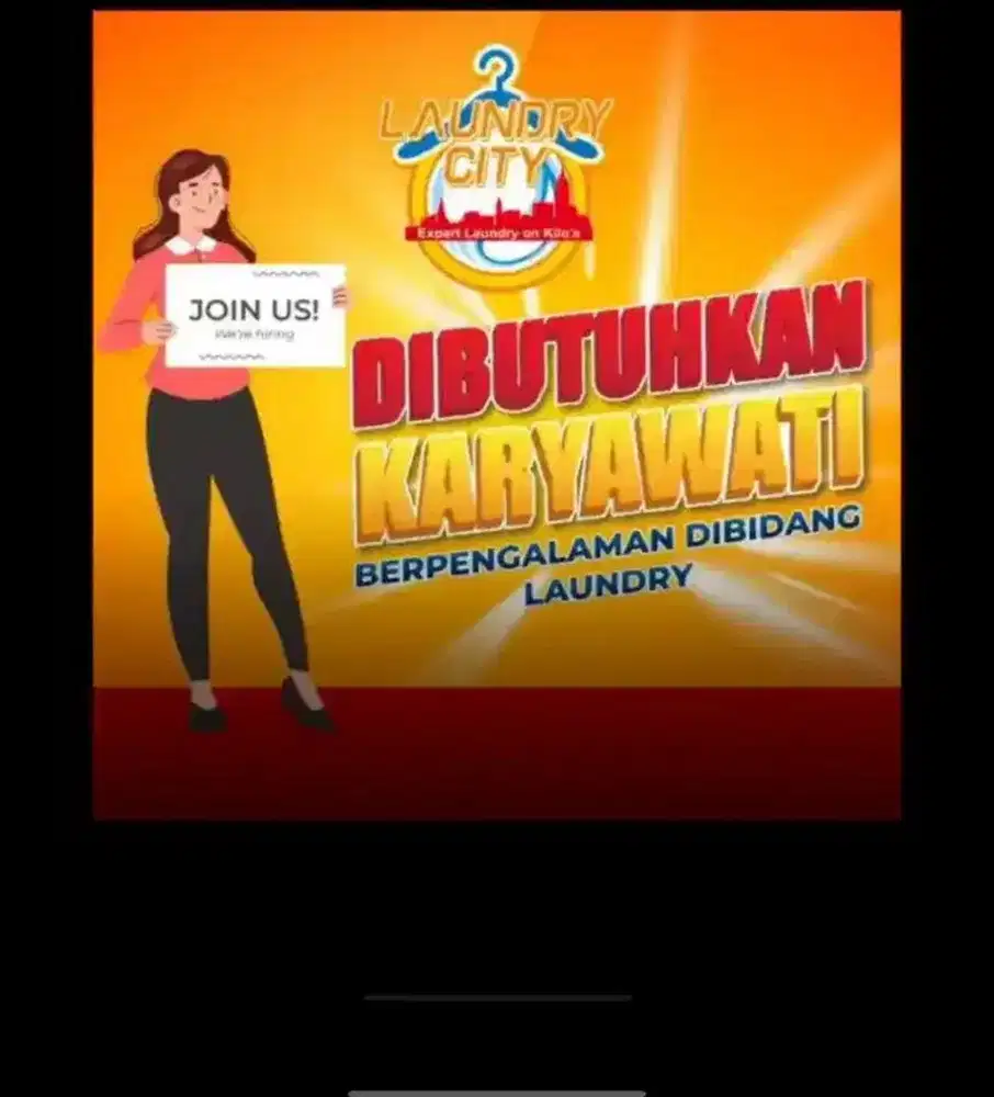 Lowongan Laundry Bagian Setrika Uap