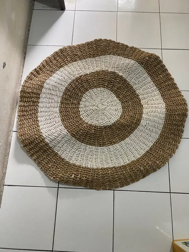 Jual rug anyaman segrass ukuran 100 cm