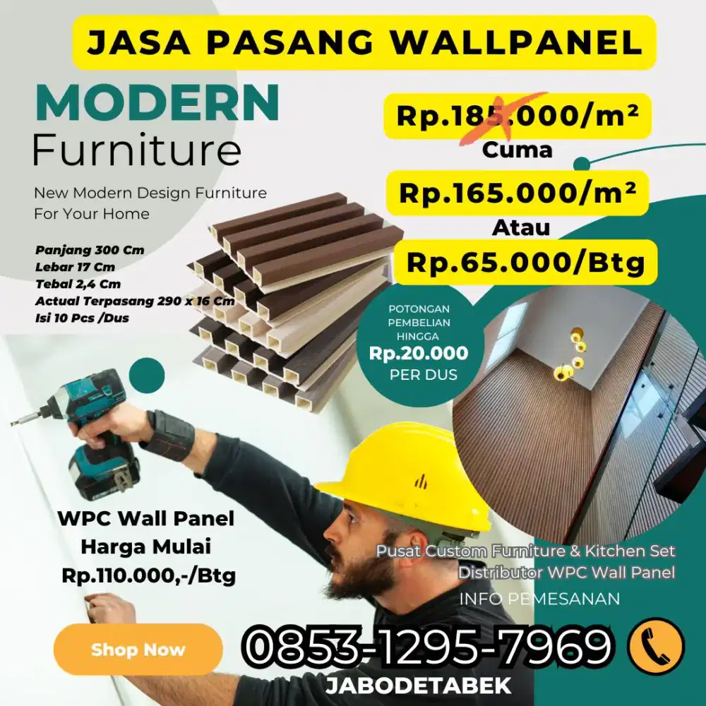 Jasa Pasang Wallpanel Jabodetabek