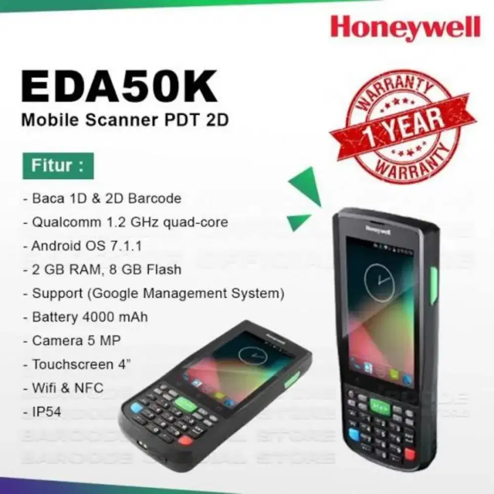 honeywell eda50k