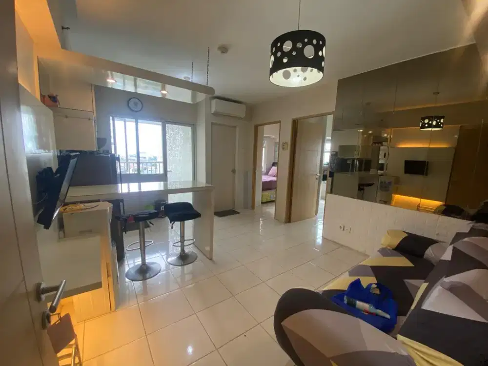 Dijual Apartemen Educity Pakuwon City Tower Harvard 2BR Hook Luas 46 m2 Full Furnished