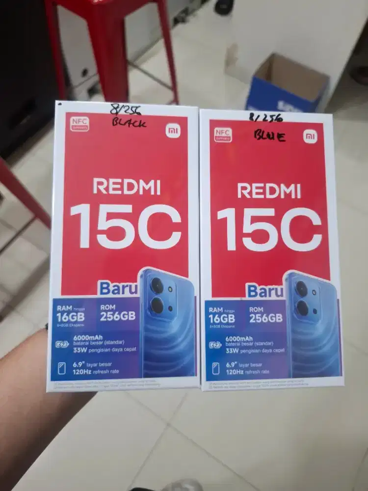NEW REDMI 15C 8/256GB ORI GARANSI RESMI