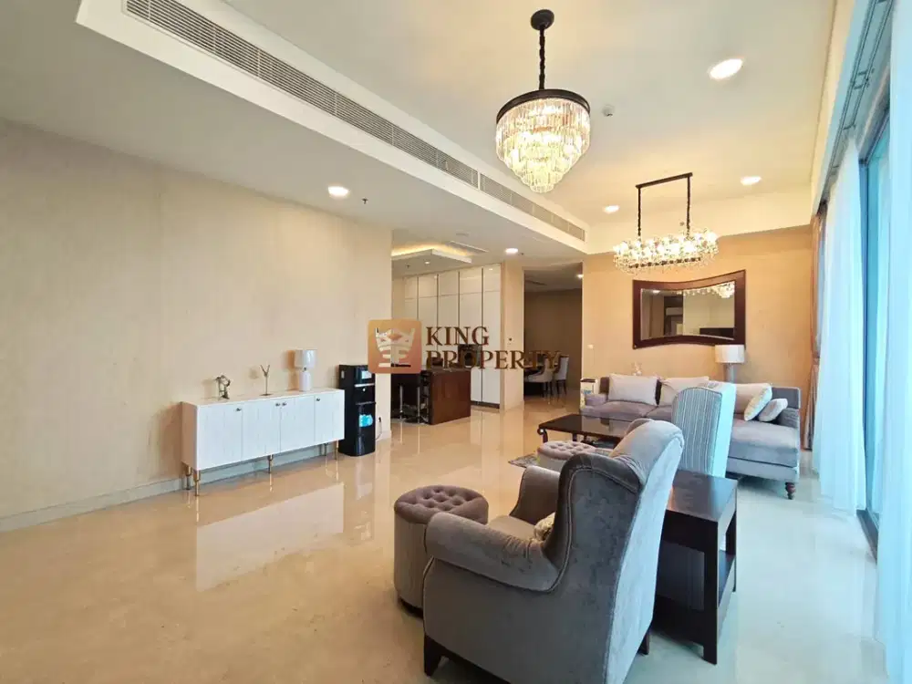 Interior Mewah, 3 Kamar Apartemen Anandamaya Residence Tanah Abang