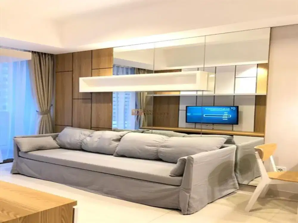 Dekat Central Park & BINUS, 3BR Taman Anggrek Residence Siap Huni