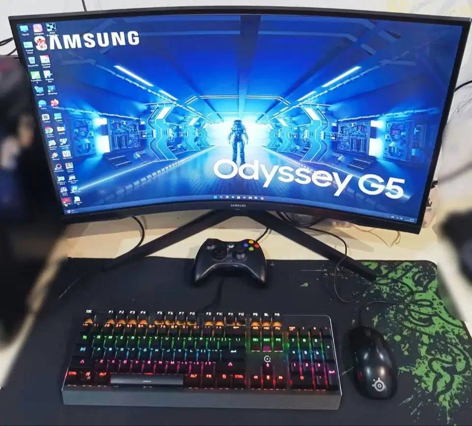 MONITOR CURVE SAMSUNG ODYSSEY G5 CG55 32INCH GAMING BOX FULLSET 2028