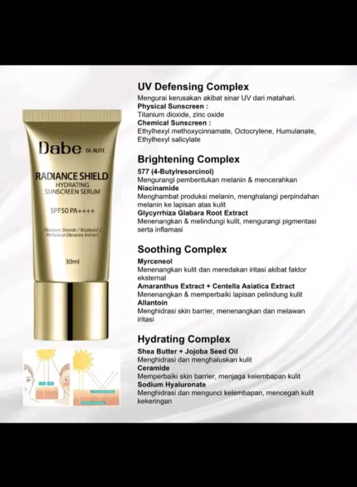 DABE BEAUTE SUNSCREEN