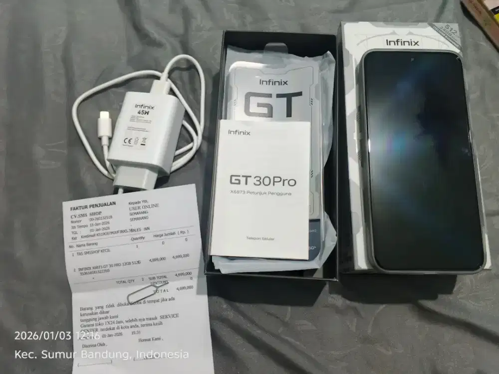 Dijual Infinix GT 30Pro 5G 12/512GB