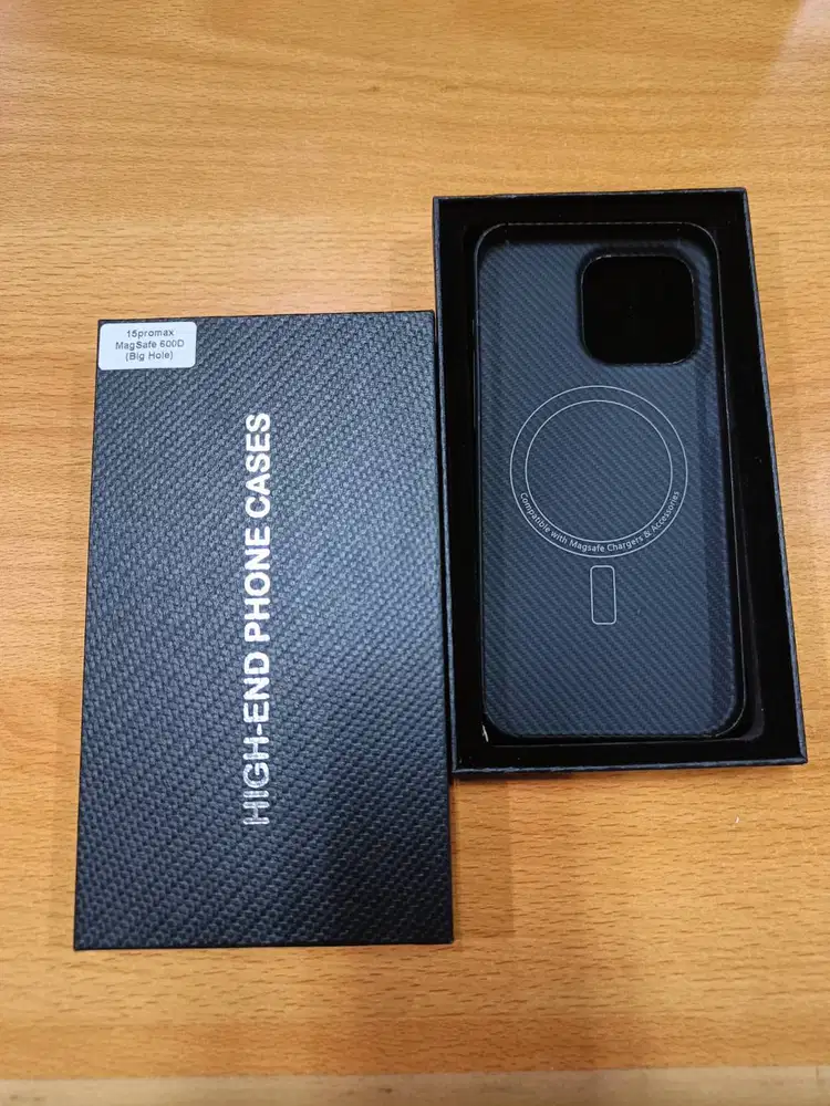 iPhone 15 Pro Max Magsafe 600D big hole high end case casing