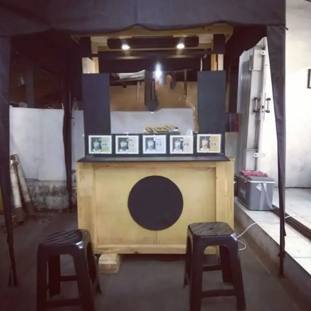 Gerobak Thai Tea dan Perlengkapannya