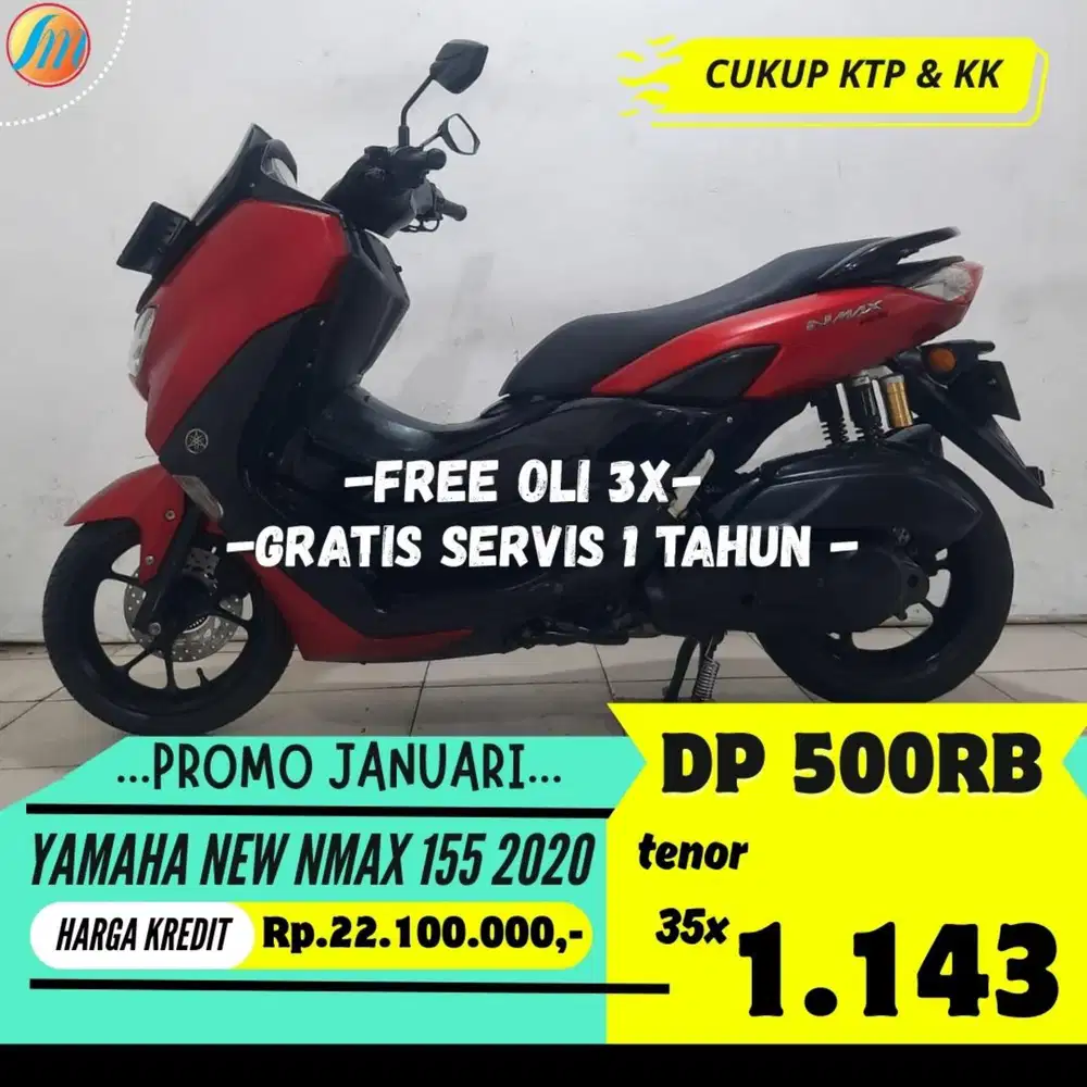 YAMAHA NEW NMAX 155 2020 KREDIT DP CUKUP 500RIBU ANGSURAN TERJANGKAU
