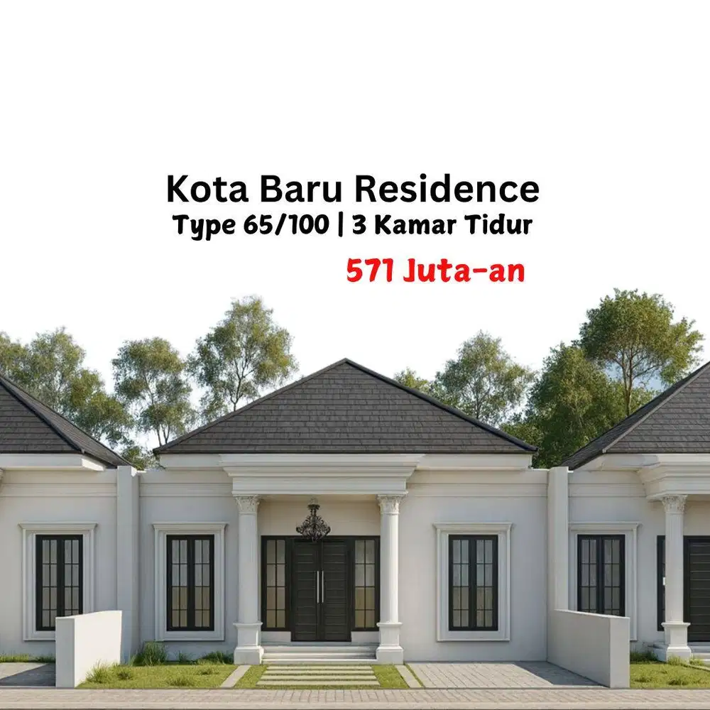 Jual Rumah Komersil Kota Baru jambi Type 65