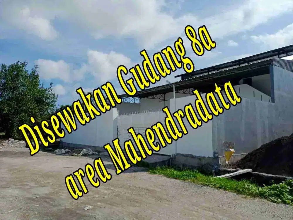 Disewakan Gudang 8a di Jln Gunung Sampang area Mahendradata Denpasar Bali