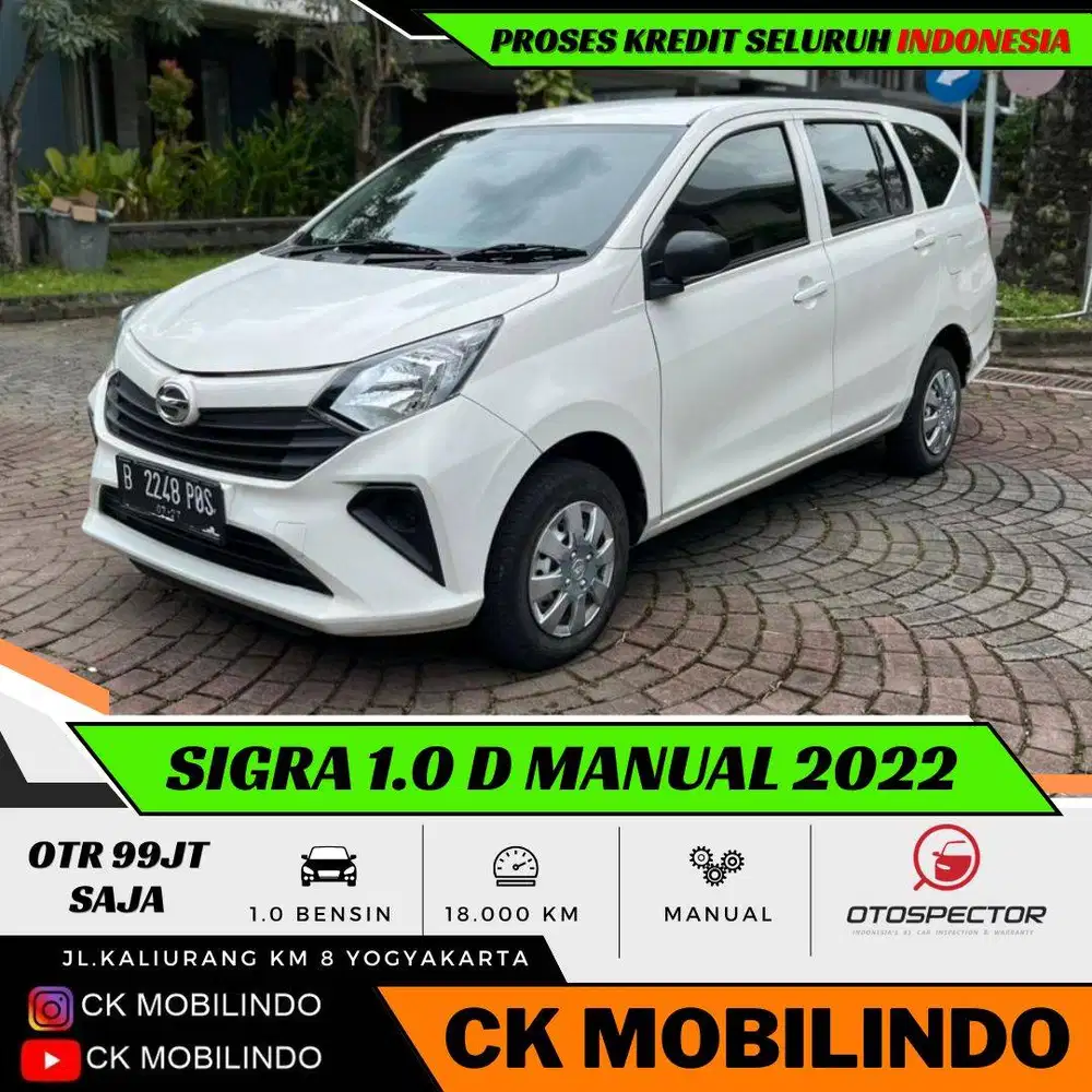 Daihatsu Sigra D Manual 2022 DP Minim Kredit Murah