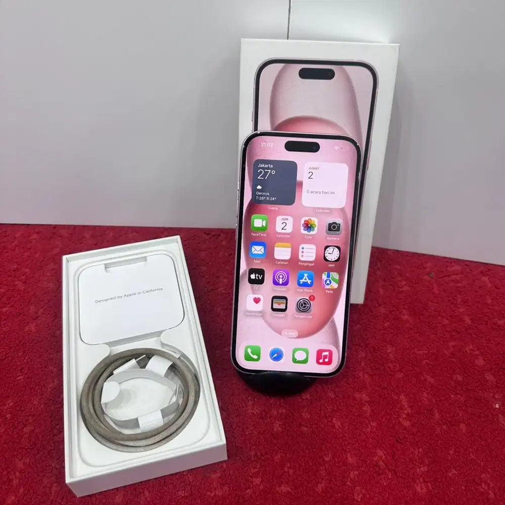 Iphone 15 128 GB Pink Ex Garansi Resmi