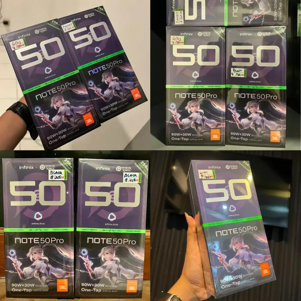 Infinix Note 50 Pro 8GB+8GB/256GB Jual Murah New Segel